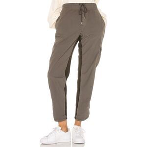 James Perse Mixed Media Parachute Pant in Artillery